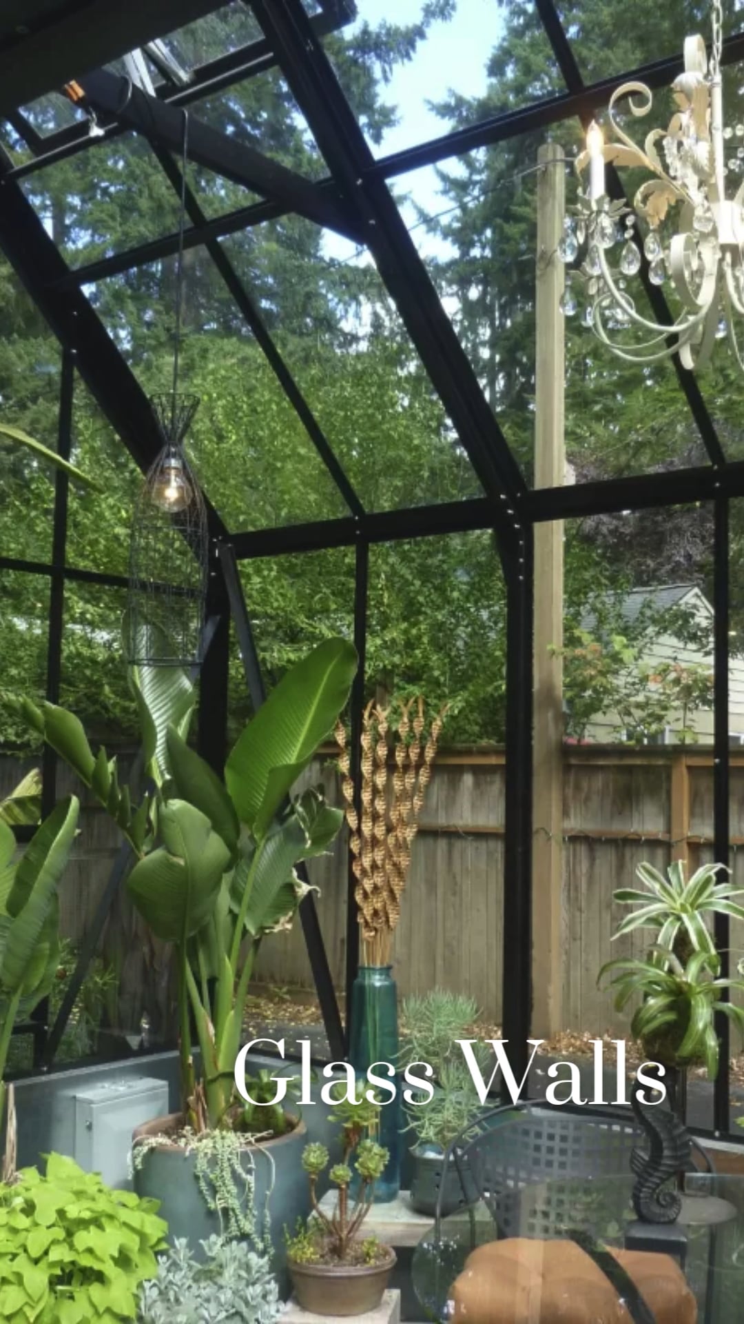 Indoor greenhouses and conservatories